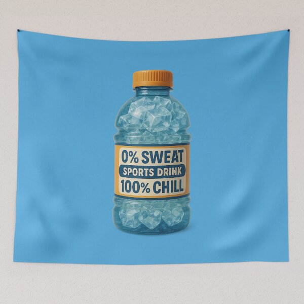 Item preview, 0% Sweat – 100% Chill Sports Hydration designed and sold by Girih.