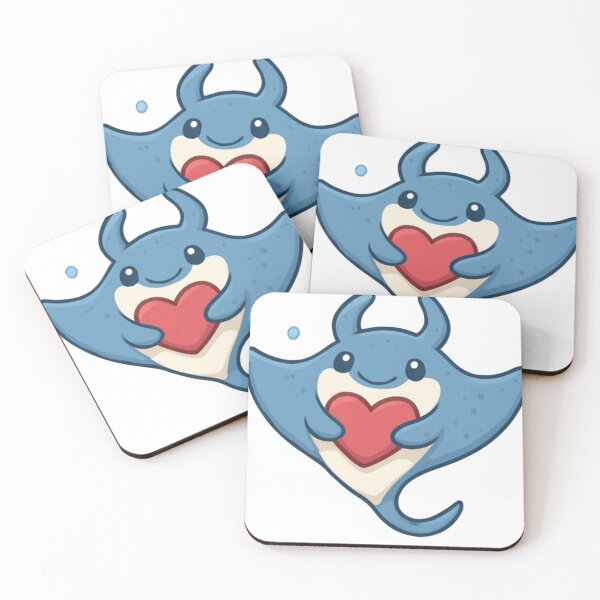 Item preview, Manta Ray of Love – Ocean Heartbeat designed and sold by ElementalBeast1.