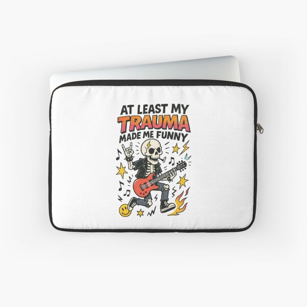 Item preview, At Least My Trauma Made Me Funny, Mental Health, PTSD, Sarcastic Anxiety, Funny Skeleton designed and sold by Orvista.
