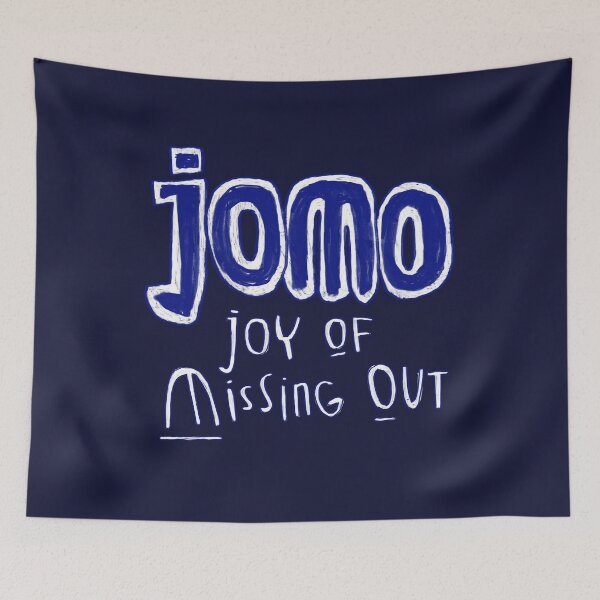 Item preview, JOMO, joy of missing out designed and sold by badlydrawnbabe.