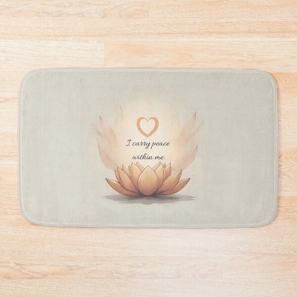 Item preview, I carry peace within me. Affirmation designed and sold by FlowCreate.