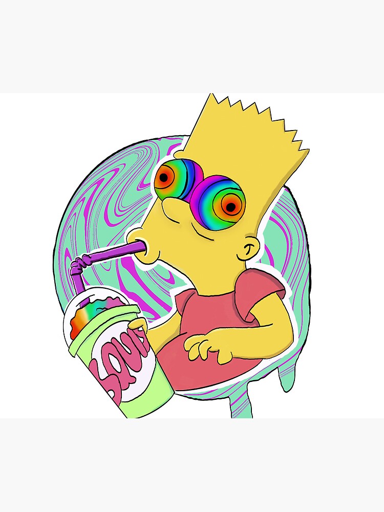 Thumbnail 5 of 5, Mouse Pad, Trippy Bart Drinking Squishy designed and sold by aemmatarg2005.