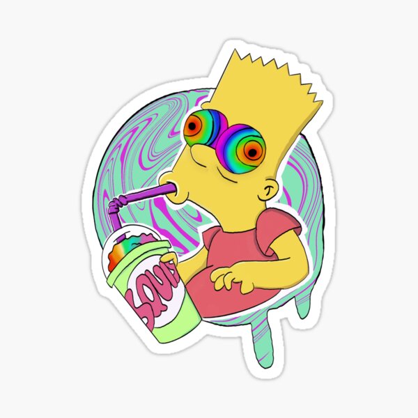 Item preview, Trippy Bart Drinking Squishy designed and sold by aemmatarg2005.