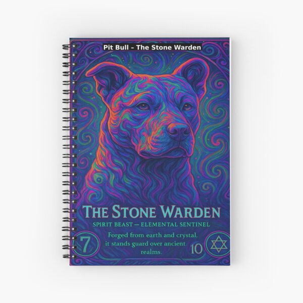 Item preview, Pit Bull- Stone Warden designed and sold by 7thRayVault.