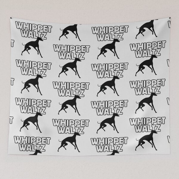 Item preview, Dog Dancing Whippet Waltz Dance Silhouette designed and sold by TackyTime.