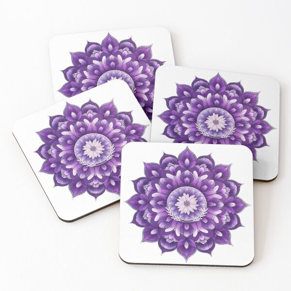Item preview, Mandala with purple tones designed and sold by lunadesignsmoon.