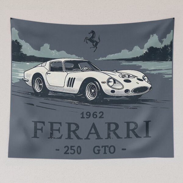 Item preview, Ferrari 250 GTO 1962 designed and sold by CreepyCornerArt.