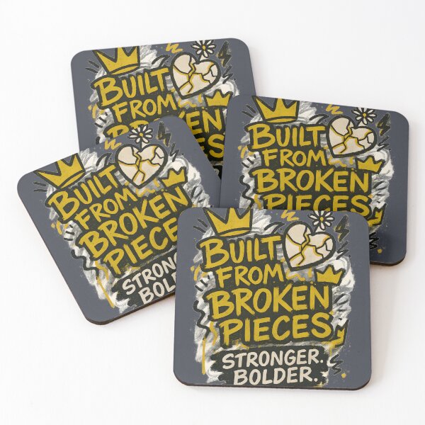 Item preview, Built From Broken Pieces – Bold Graffiti Empowerment Design for Survivors designed and sold by Quiet Power Co..