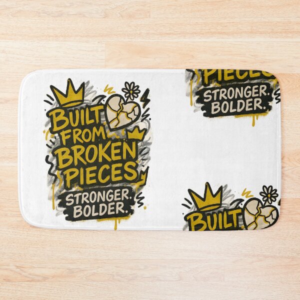 Item preview, Built From Broken Pieces – Bold Graffiti Empowerment Design for Survivors designed and sold by Quiet Power Co..