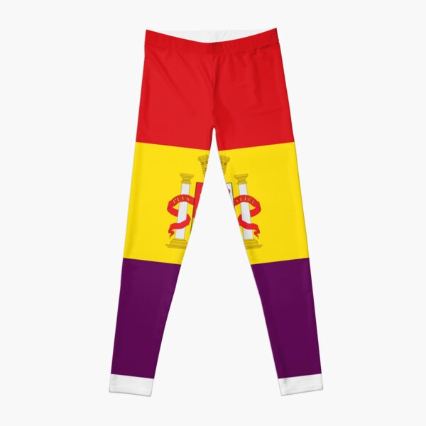 Republican Flag of Spain - Bandera República España Leggings for Sale by  Martstore