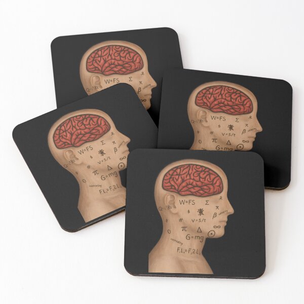 Item preview, Mathematical Brain Teaser Illustration – Science Mind Art designed and sold by Uglyandcute.