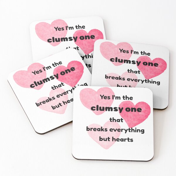 Item preview, Breaks everything but hearts - cute clumsy t-shirt for sweet messes designed and sold by Oopsie Doodle .