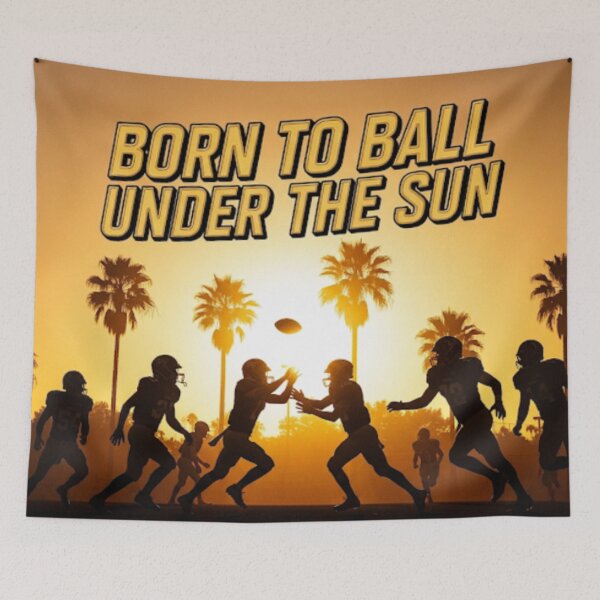 Item preview, College Poster: Born to Ball, Under the Sun 2 designed and sold by VarsityVibes.
