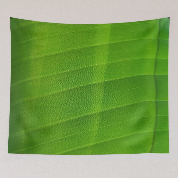 Item preview, full tropical bird of paradise leaf detail designed and sold by TeaVolumes.