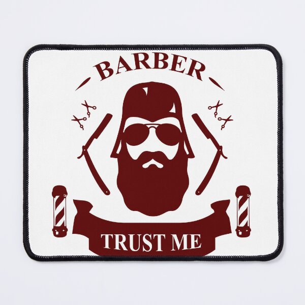 Item preview, DARK RED BARBER designed and sold by Pixel-Up.