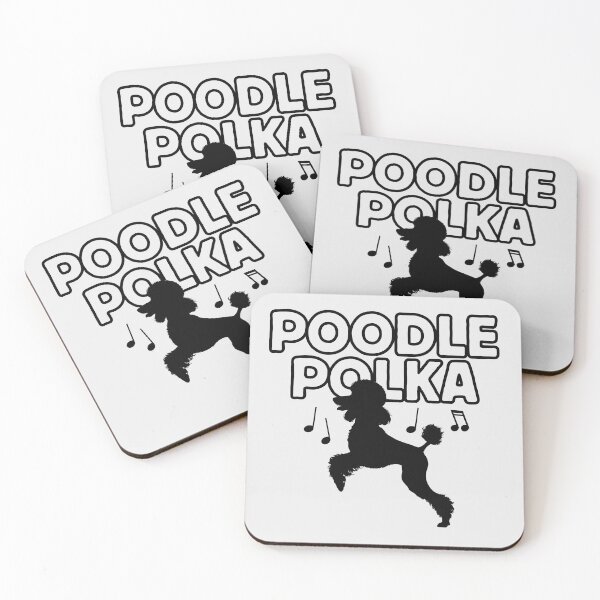 Item preview, Dog Dancing Standard Poodle Polka Dance Silhouette designed and sold by TackyTime.