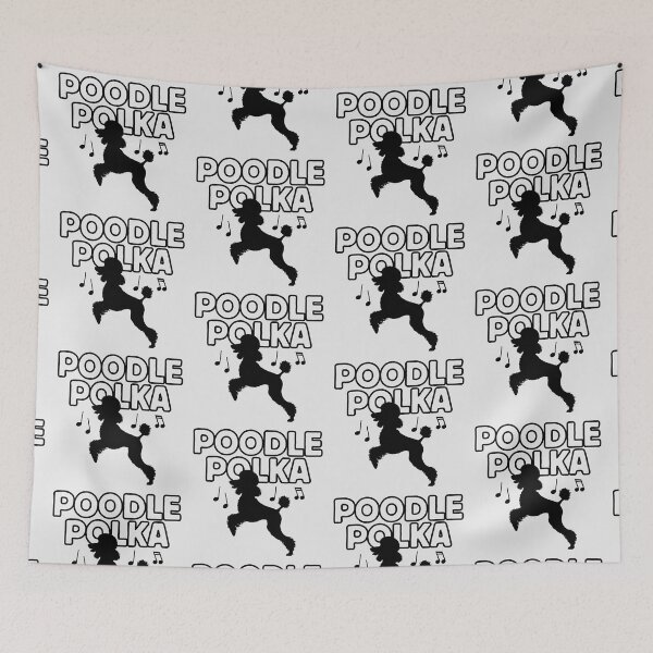 Item preview, Dog Dancing Standard Poodle Polka Dance Silhouette designed and sold by TackyTime.