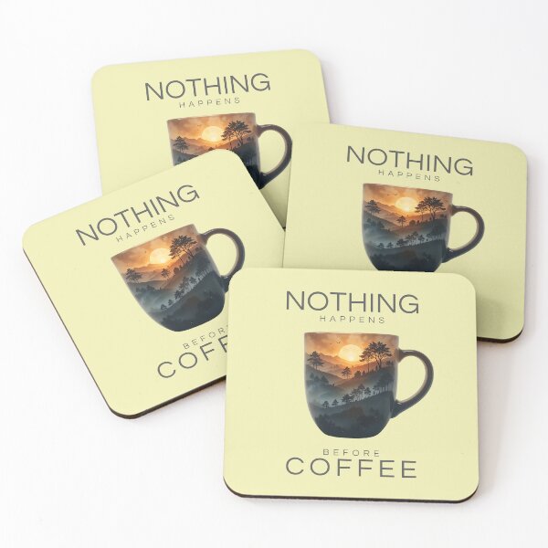 Item preview, Coffee Mug with Sunrise Scene – Watercolor Double Exposure designed and sold by Dino-Lune.