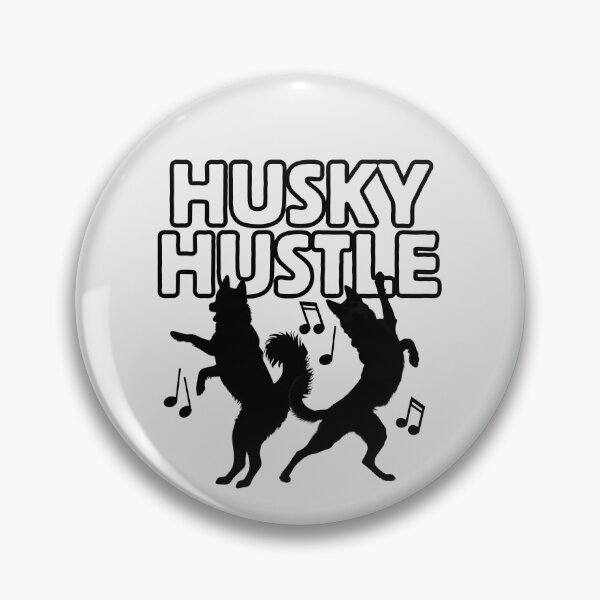 Item preview, Dog Dancing Siberian Husky Hustle Dance Silhouette designed and sold by TackyTime.