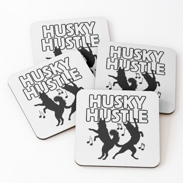 Item preview, Dog Dancing Siberian Husky Hustle Dance Silhouette designed and sold by TackyTime.