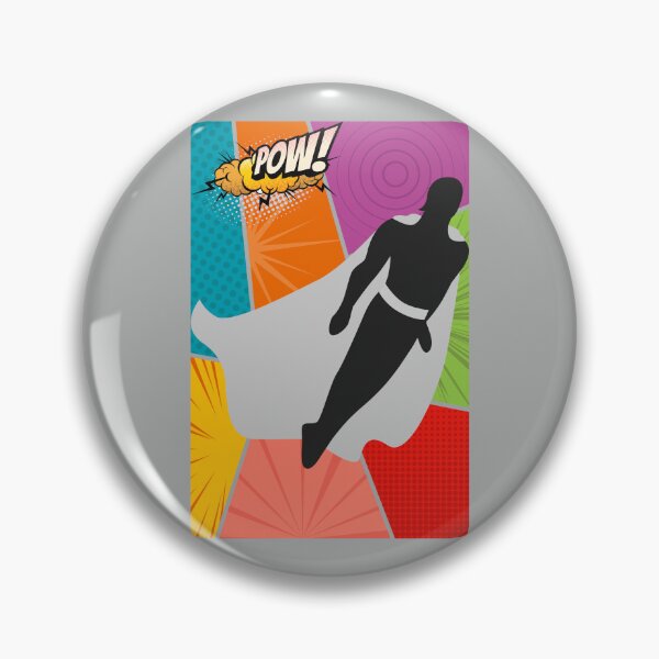 Item preview, Grey Cape Superhero Pow designed and sold by FanFest.