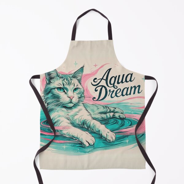 Item preview, Aqua Dream Cat designed and sold by LawLay.