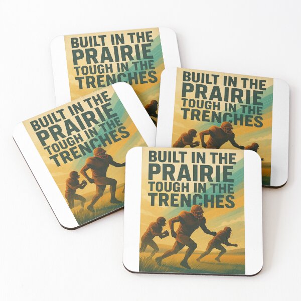 Item preview, College Poster: Built in the Prairie, Tough in the Trenches designed and sold by VarsityVibes.