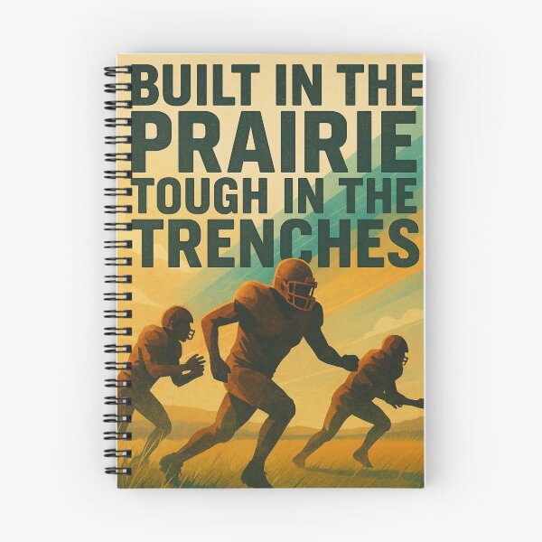 Item preview, College Poster: Built in the Prairie, Tough in the Trenches designed and sold by VarsityVibes.