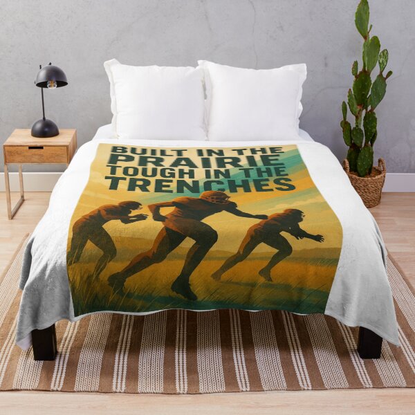 Item preview, College Poster: Built in the Prairie, Tough in the Trenches designed and sold by VarsityVibes.