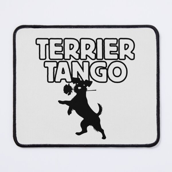 Item preview, Dog Dancing Terrier Tango Dance Rose Silhouette designed and sold by TackyTime.