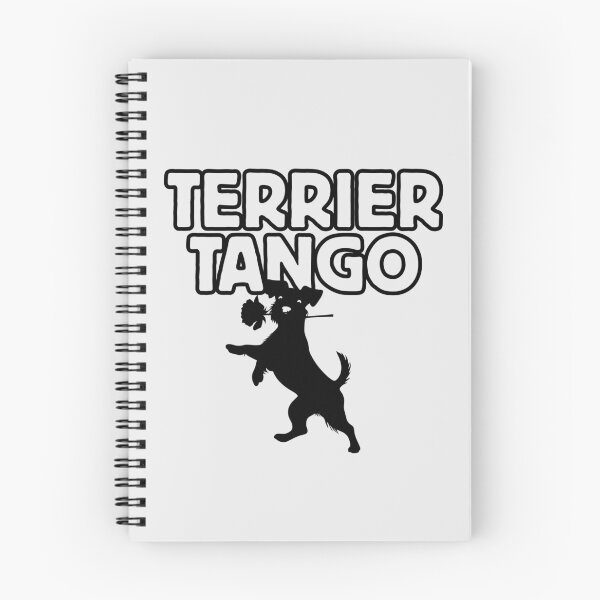 Item preview, Dog Dancing Terrier Tango Dance Rose Silhouette designed and sold by TackyTime.