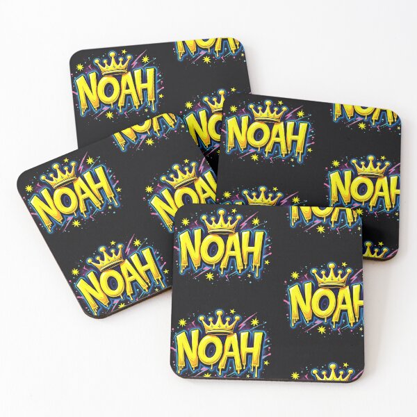 Item preview, NOAH – Neon Graffiti Crown Design with Urban Swagger designed and sold by Polycare.