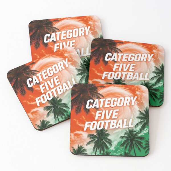 Item preview, College Poster: Category Five Football designed and sold by VarsityVibes.