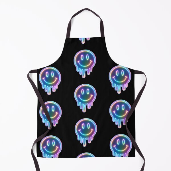 Item preview, Psychedelic Neon Drip Smiley – Rainbow Retro Pop Art designed and sold by Psycho-Crazy.