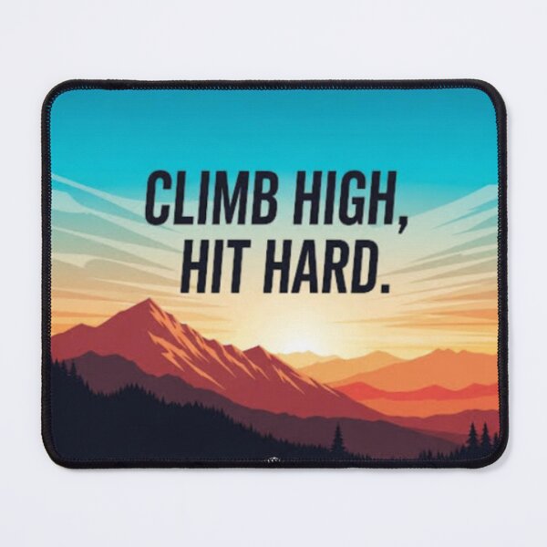 Item preview, College Poster: Clime High, Hit Hard 2 designed and sold by VarsityVibes.