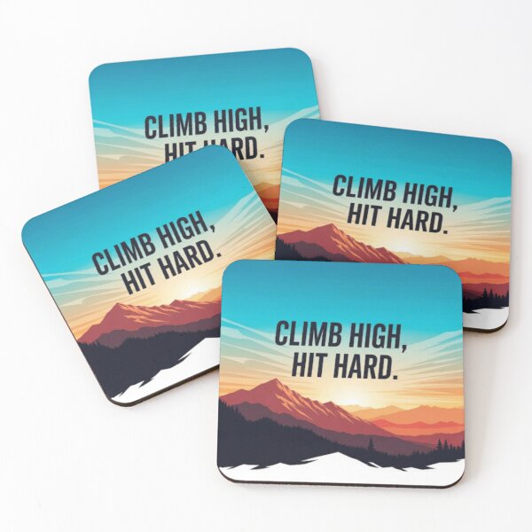 Item preview, College Poster: Clime High, Hit Hard 2 designed and sold by VarsityVibes.