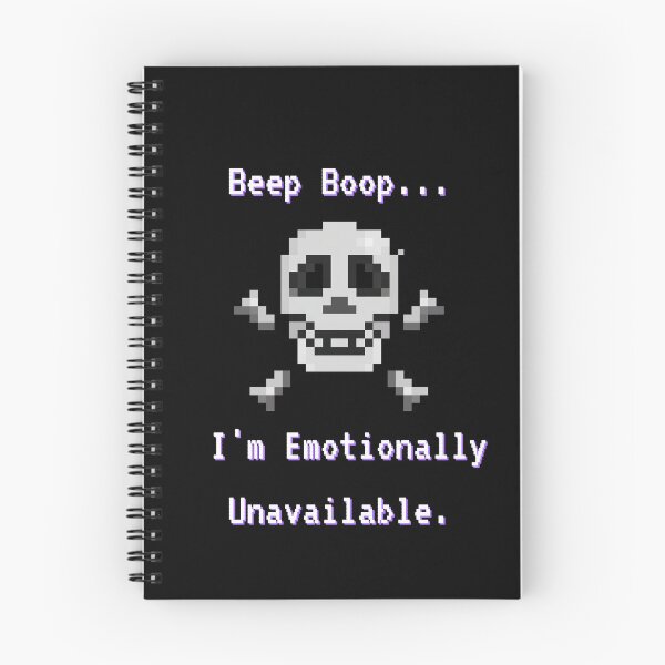 Item preview, Beep Boop Skeleton – Emotionally Unavailable designed and sold by Unitebox.