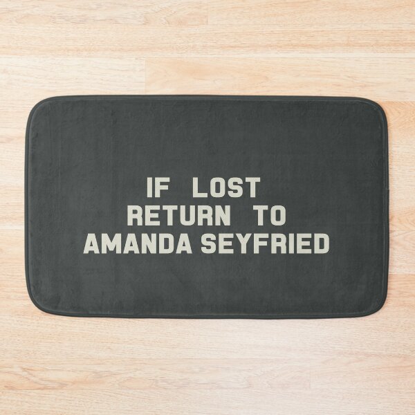 Item preview, If Lost Return to Amanda Seyfried Tee designed and sold by 2000sbabyangel.