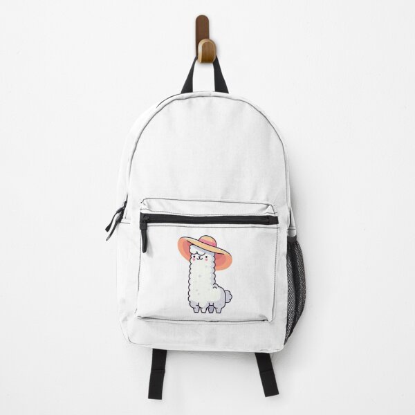 Item preview, Llama Wearing Floppy Sun Hat – Relaxed Summer Cartoon Style designed and sold by Confuzz1ed.