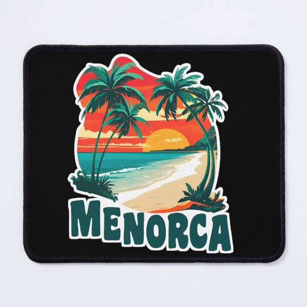 Item preview, Menorca palm trees and sandy beach designed and sold by blankshirt.