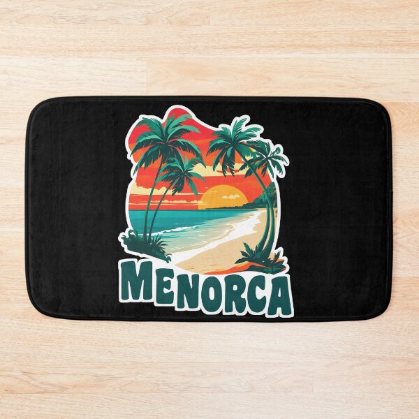 Item preview, Menorca palm trees and sandy beach designed and sold by blankshirt.