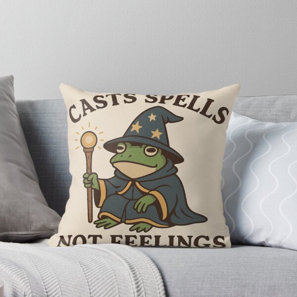 Artikelvorschau, „Frosch-Zauberer – Zaubert, keine Gefühle | Lustiges Fantasy-Design“ entworfen und verkauft von OxiSkor.