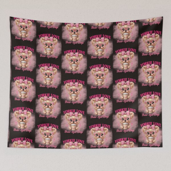 Item preview, Yorkie Love – Cute Brew-tiful Days Coffee Pup Design designed and sold by WHDProduction45.