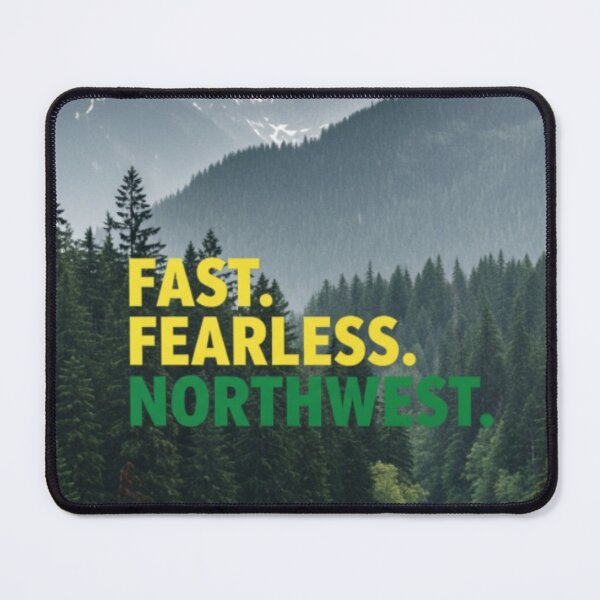 Item preview, College Poster: Fast. Fearless. Northwest. designed and sold by VarsityVibes.