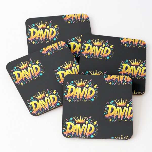 Item preview, DAVID – Neon Graffiti Crown Design with Urban Swagger designed and sold by Polycare.