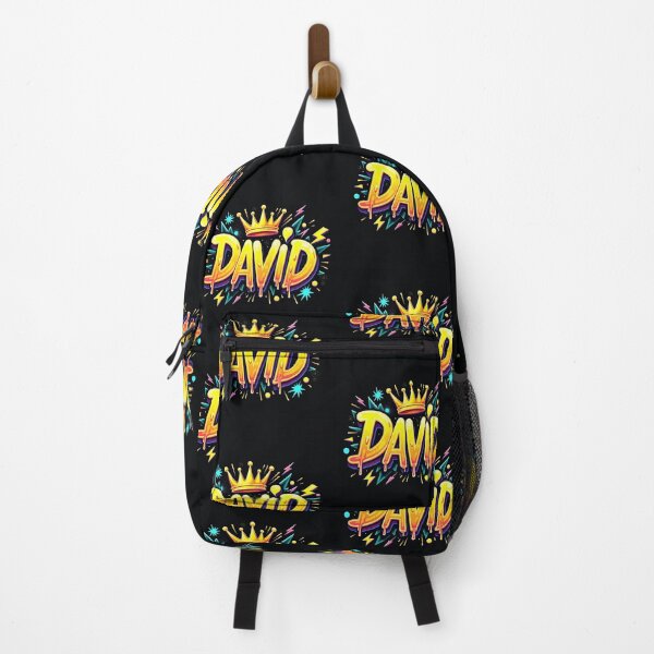 Item preview, DAVID – Neon Graffiti Crown Design with Urban Swagger designed and sold by Polycare.