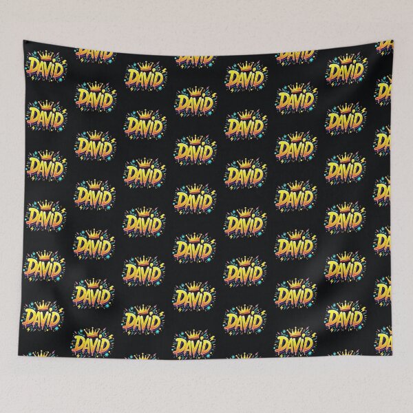 Item preview, DAVID – Neon Graffiti Crown Design with Urban Swagger designed and sold by Polycare.