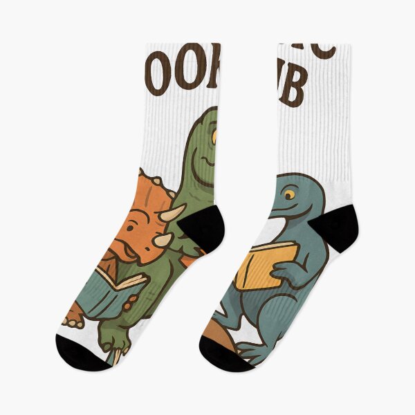 Item preview, Jurassic Book Club – Funny Dinosaur Reading Design designed and sold by Uglyandcute.