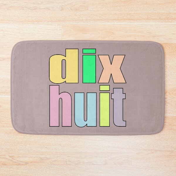 Item preview, TEENAGER 18TH BIRTHDAY DIX-HUIT FRENCH 18 YEARS OLD designed and sold by minimalartstory.