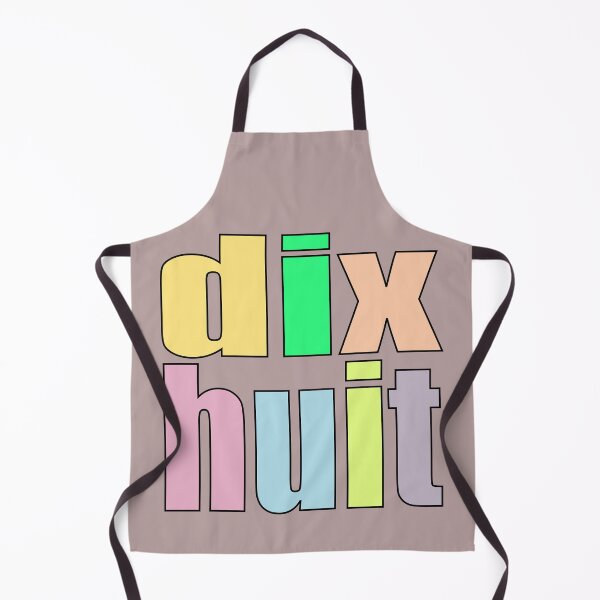 Item preview, TEENAGER 18TH BIRTHDAY DIX-HUIT FRENCH 18 YEARS OLD designed and sold by minimalartstory.